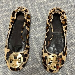Leopard print Tory Burch flats